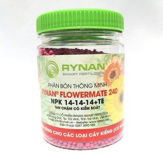 Phân Tan Chậm Rynan 240 Lọ 150g Dùng Cho Cây Cảnh Có Hoa Phân Tan Chậm Rynan 240 Lọ 150g Dùng Cho Cây Cảnh Có Hoa