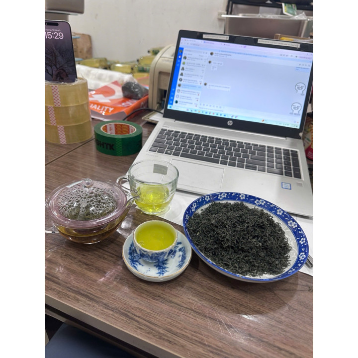 Trà Tân Cương Tôm Nõn - Cao cấp Gói 100g Trà Tân Cương Tôm Nõn - Cao cấp Gói 100g