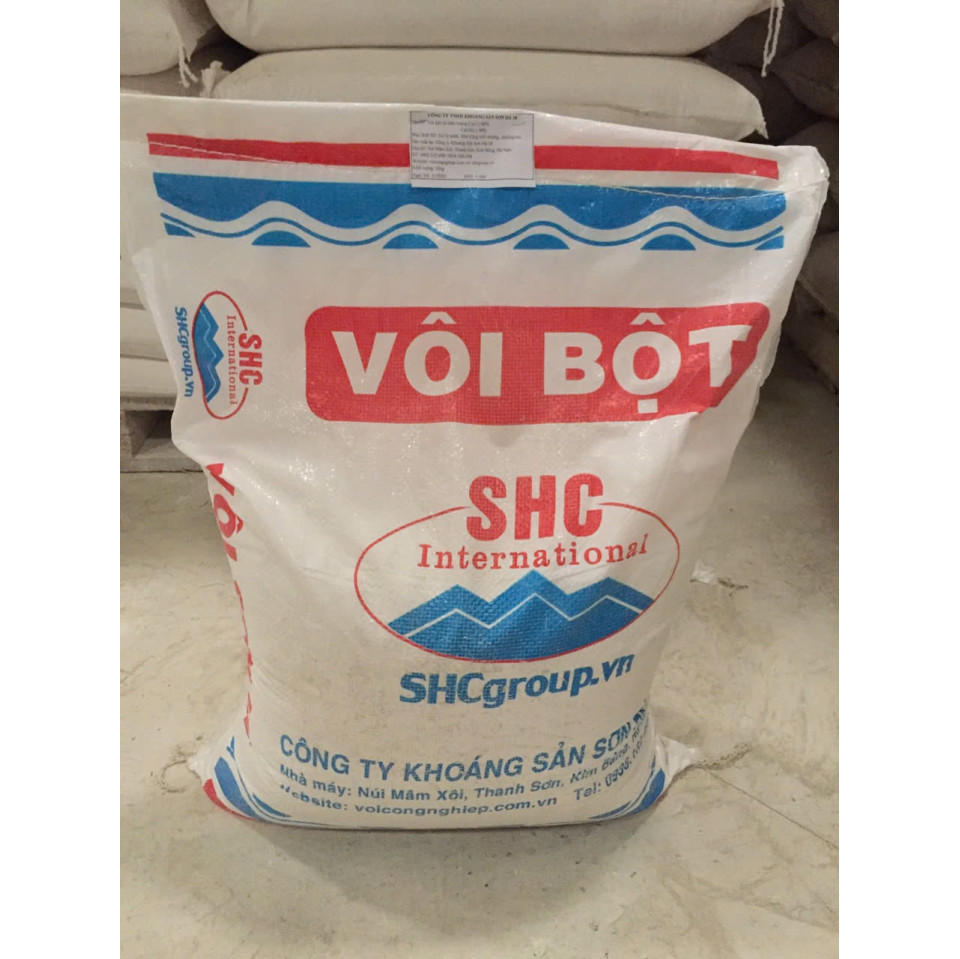 1 bao 30kg Vôi bột nông nghiệp đã qua xử lý dùng để khử chua, diệt nấm bệnh, xử lý giá thể 1 bao 30kg Vôi bột nông nghiệp đã qua xử lý dùng để khử chua, diệt nấm bệnh, xử lý giá thể