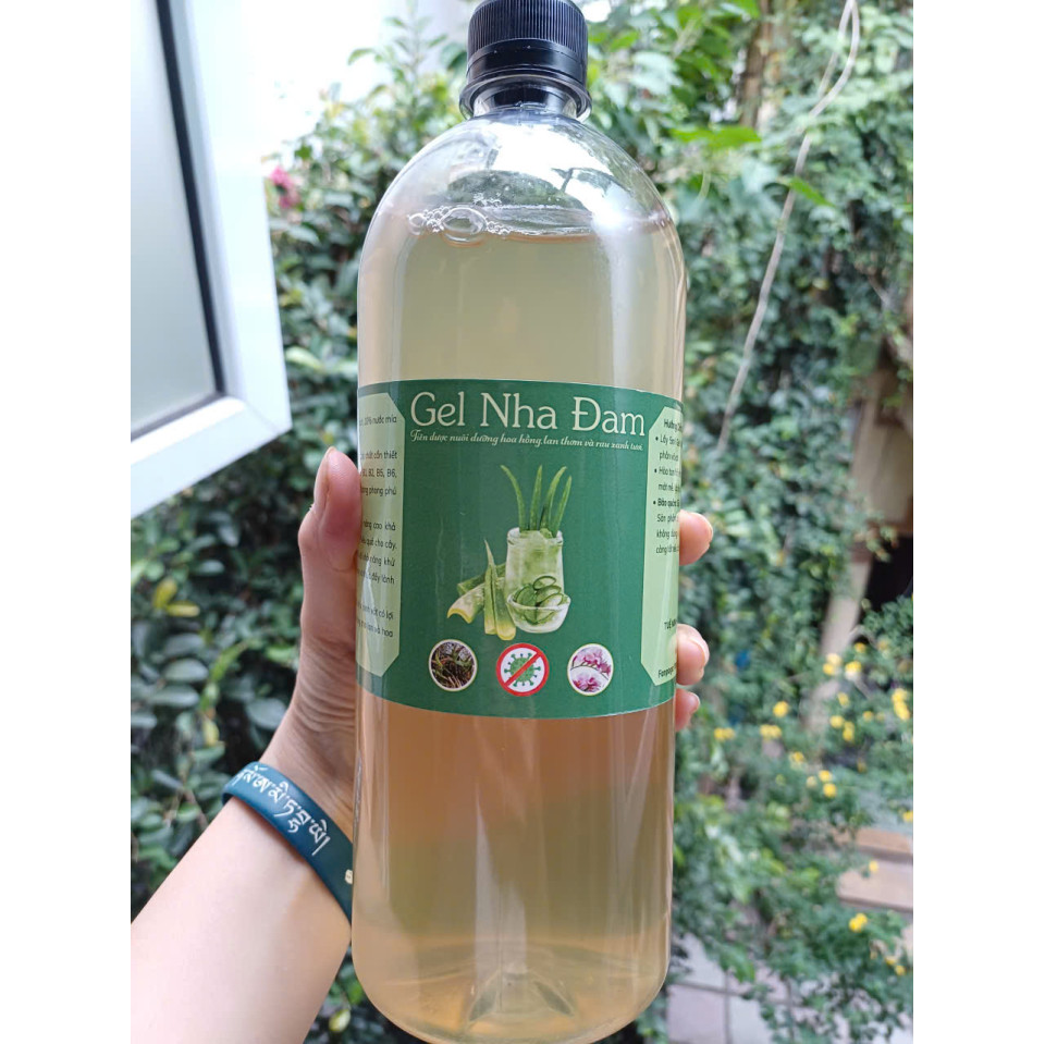 2 chai GE Nha Đam 1L - Phân bón hữu cơ và làm mát giải độc cây