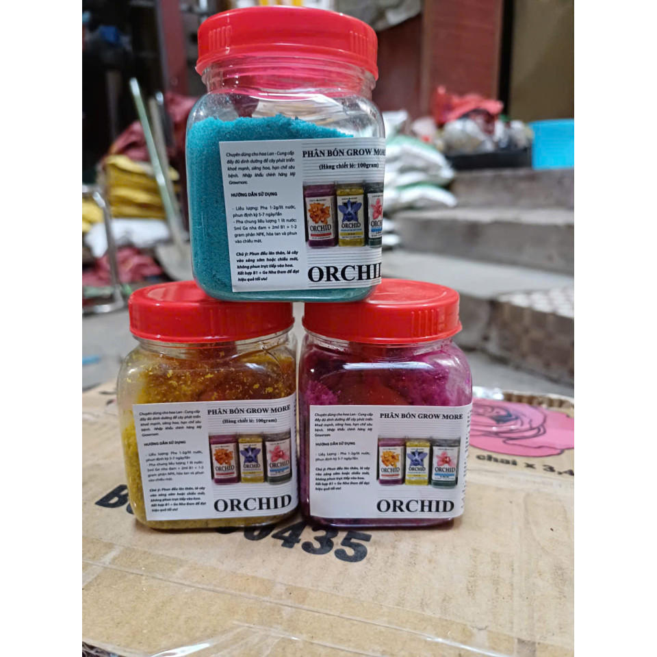 Phân chuyên dụng cho Lan 30-10-10 Mỹ lọ 100g dùng thử