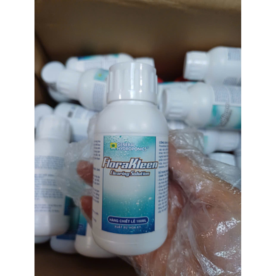 FloraKleen xả muối và dư lượng phân bón tồn đọng trong giá thể trồng cây chai 100ml FloraKleen xả muối và dư lượng phân bón tồn đọng trong giá thể trồng cây chai 100ml