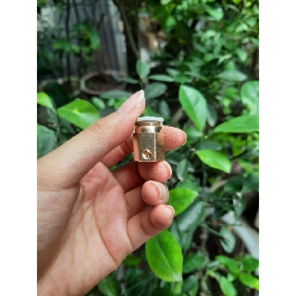 Chân Đế Đồng Chặn Cuối Ngang Lắp Bep Phun Sương Chân Đế Đồng Chặn Cuối Ngang Lắp Bep Phun Sương