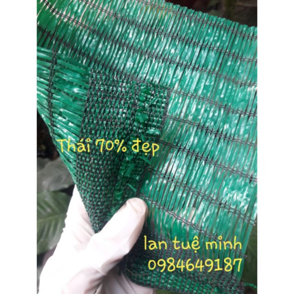 Lưới che lan xanh, đen 70% nhập khẩu Thái Lan khổ 2m, độ dài 1m ( Khách muốn dài bao nhiêu nhân số lượng)