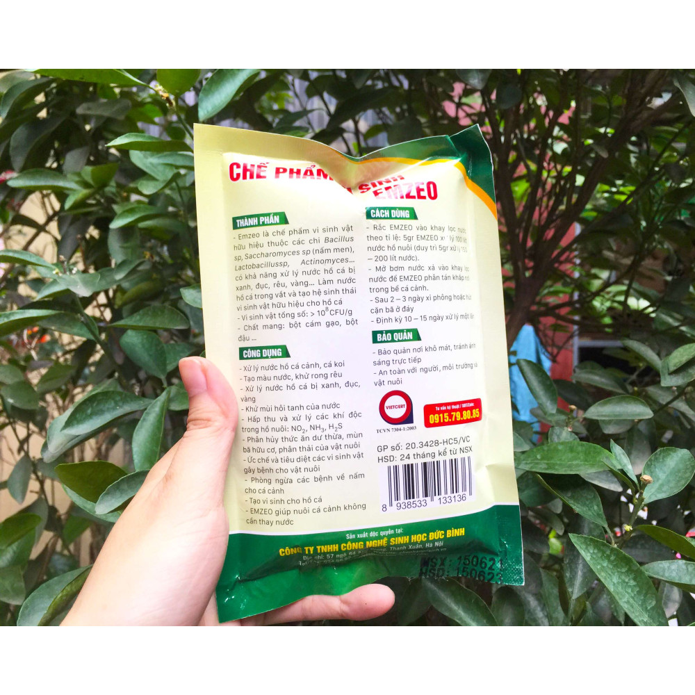 Chế Phẩm Emzeo Cá Cảnh Xử Lý Nước Bể Cá Bị Đục, Xanh, Rêu, Vàng Chế Phẩm Emzeo Cá Cảnh Xử Lý Nước Bể Cá Bị Đục, Xanh, Rêu, Vàng