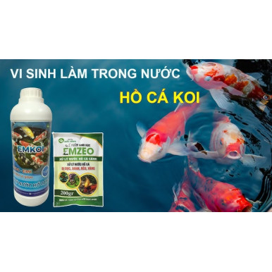 Chế Phẩm Emzeo Cá Cảnh Xử Lý Nước Bể Cá Bị Đục, Xanh, Rêu, Vàng Chế Phẩm Emzeo Cá Cảnh Xử Lý Nước Bể Cá Bị Đục, Xanh, Rêu, Vàng