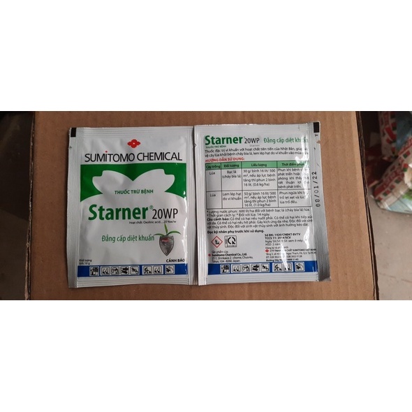 Starner 20WP Trị Cháy Lá, Thối Nhũn Starner 20WP Trị Cháy Lá, Thối Nhũn